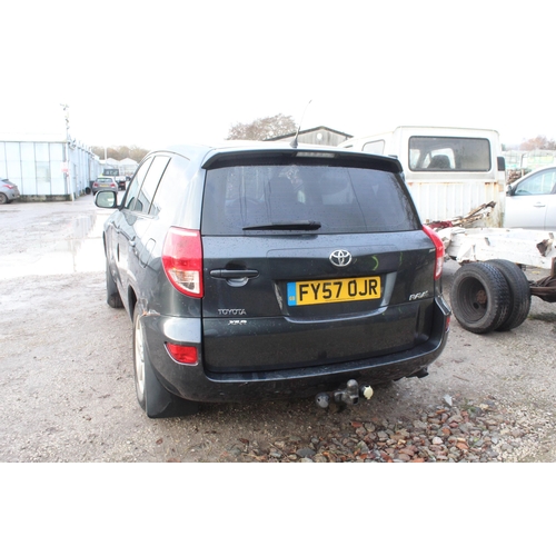 182 - TOYATA RAV 4 XTR D-4D DIESEL ESTATE CAR FY57OJR FIRST REG 29/09/07 132899 MILES APPROX 8 MONTHS MOT ... 