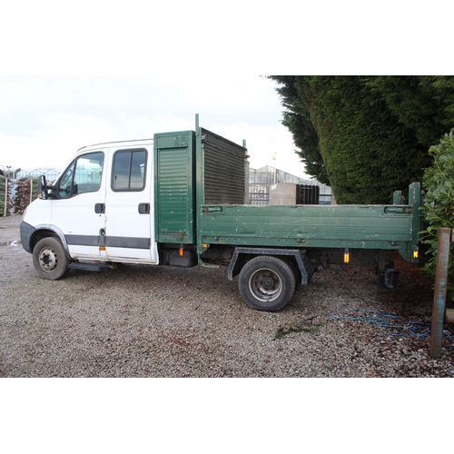 192 - IVECO 65C 18 TIPPER, TOOL BOX + SERVICE HISTORY + 2 SETS OF KEYS, 94035 KM.   PLUS VAT  REGISTRATION... 