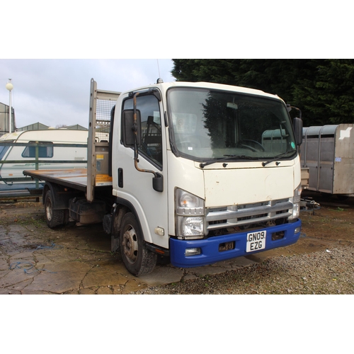 194 - IZUZU NPR-7 TIPPER LORRY  GN09 EZG AUTOMATIC  329991 MILES    MOT RAN OUT NOVEMBER NOT TAKEN FOR RET... 