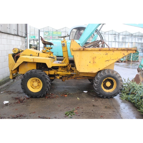 203 - ARTICULATED 4WD 3T DUMPER   +  VAT