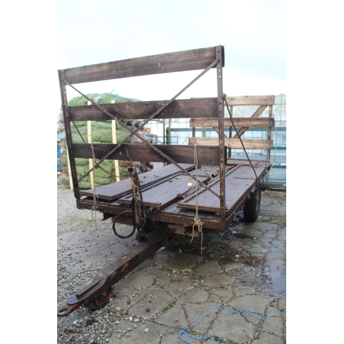 221 - TIPPING TRAILER WITH THRIPPERS   +VAT