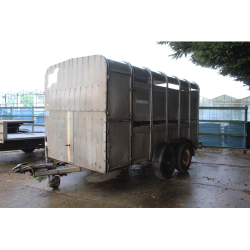 223 - IFOR WILLIAMS CATTLE TRAILER NO VAT