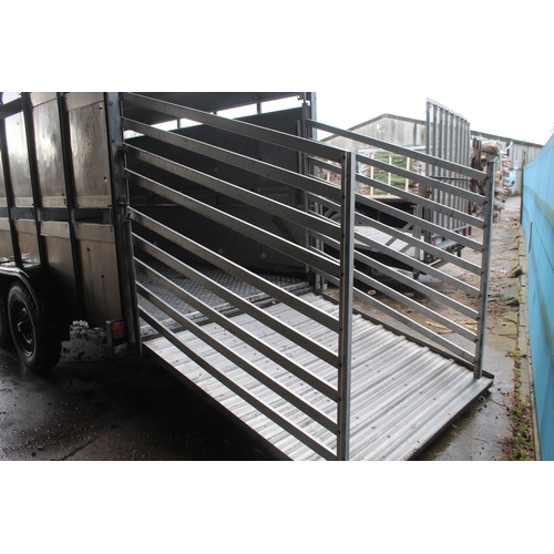 223 - IFOR WILLIAMS CATTLE TRAILER NO VAT