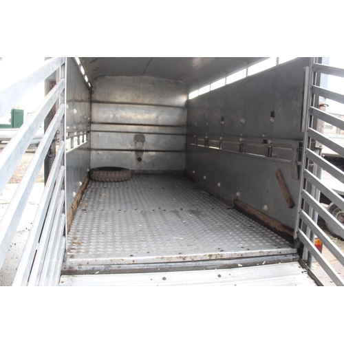 223 - IFOR WILLIAMS CATTLE TRAILER NO VAT