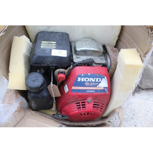 23 - HONDA 5HP XR2500 ENGINE  NO VAT