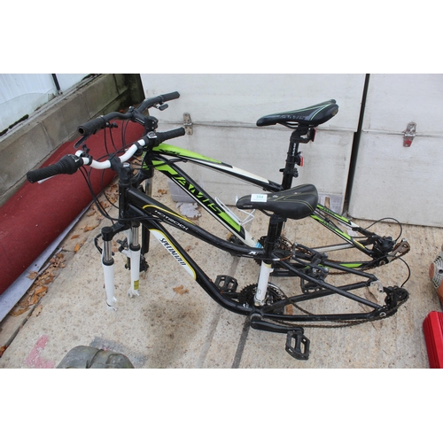 354 - 2 BIKE FRAMES  NO VAT