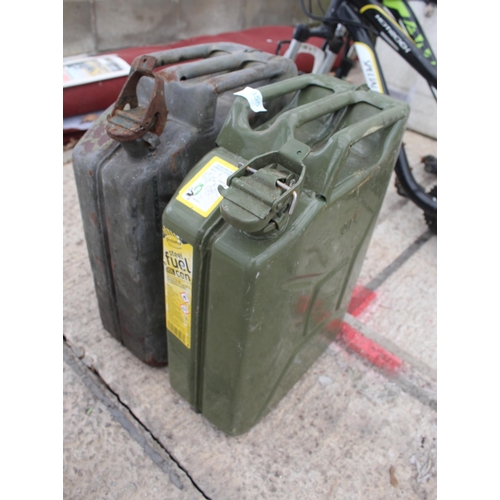 355 - 2 JERRY CANS  NO VAT