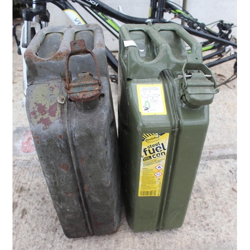 355 - 2 JERRY CANS  NO VAT