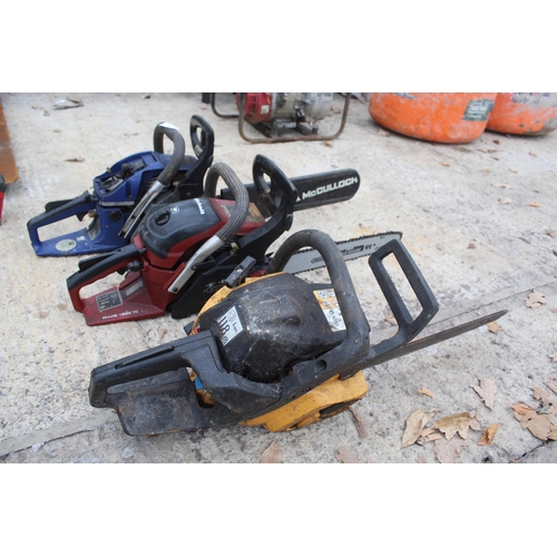 367 - 3 CHAINSAWS  NO VAT