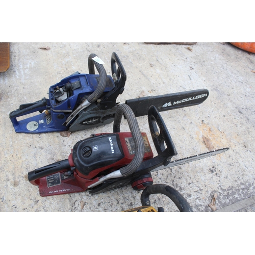 367 - 3 CHAINSAWS  NO VAT