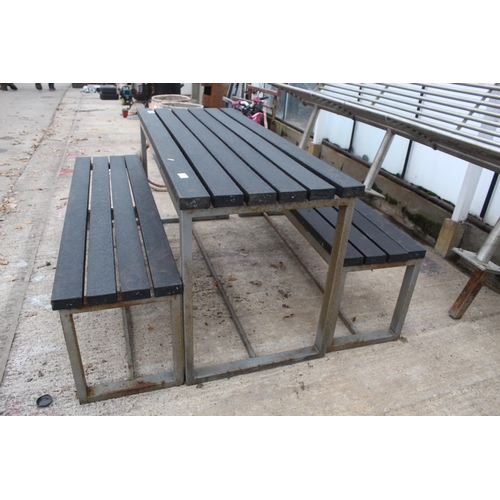 377 - OUTSIDE BENCH AND SEATS  NO VAT