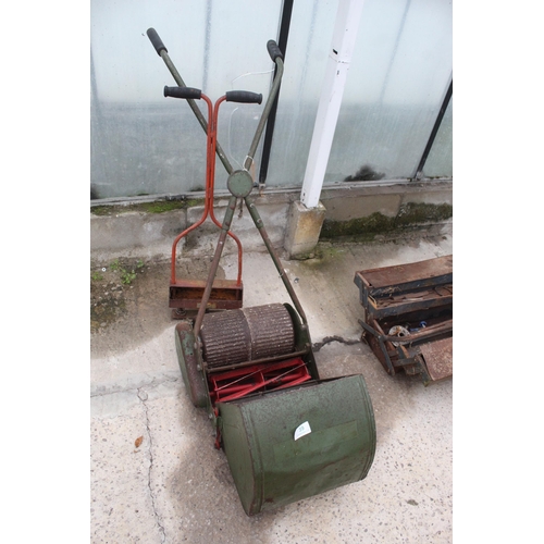 39 - PUSH ALONG WEB WITCH MOWER & AIRIATOR - NO VAT