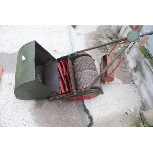 39 - PUSH ALONG WEB WITCH MOWER & AIRIATOR - NO VAT