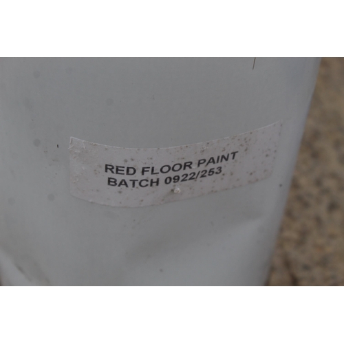 478 - 2 RED FLOOR PAINT  + VAT