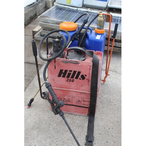 549 - TWO BACK PACK SPRAYERS GOOD WORKING ORDER  - NO VAT