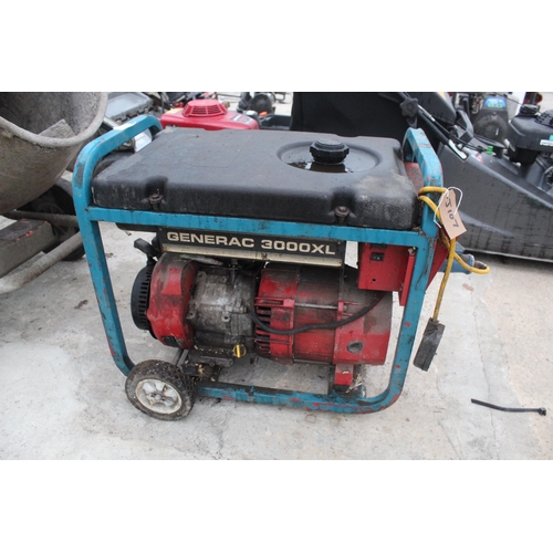 56 - GENERAC 3000XL GENERATOR - PLUS VAT