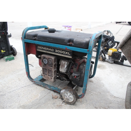 56 - GENERAC 3000XL GENERATOR - PLUS VAT