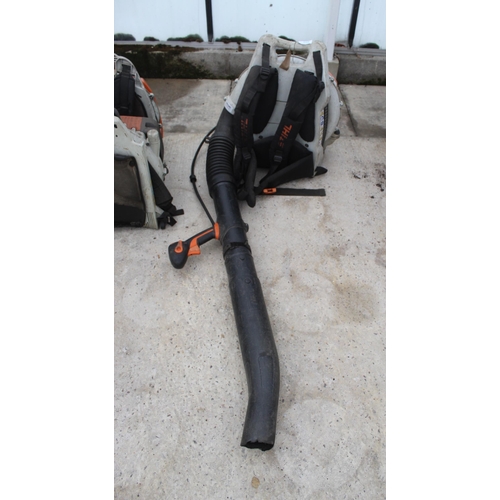 596 - STIHL BACK PACK BLOWER  NO VAT