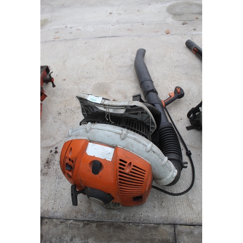 596 - STIHL BACK PACK BLOWER  NO VAT