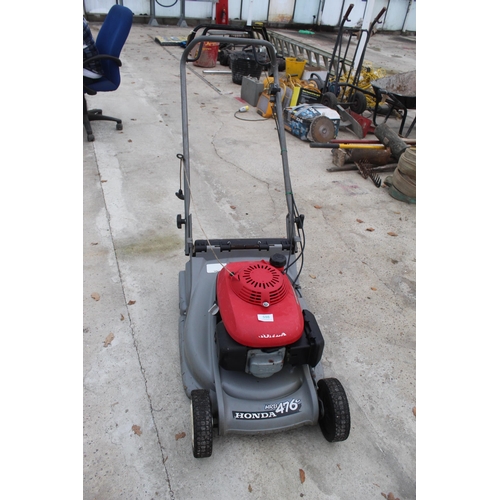 598 - HONDA 476 ROLLER MOWER  NO VAT