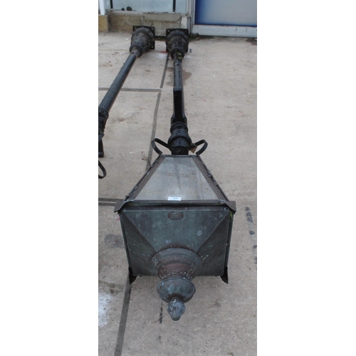 64 - CAST IRON LAMP POST - NO VAT