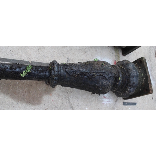 64 - CAST IRON LAMP POST - NO VAT