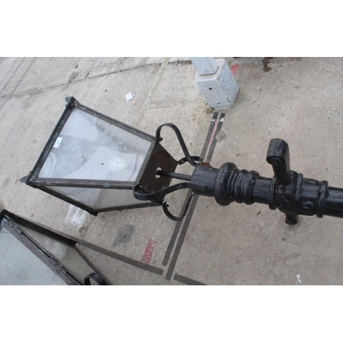 65 - CAST IRON LAMP POST - NO VAT