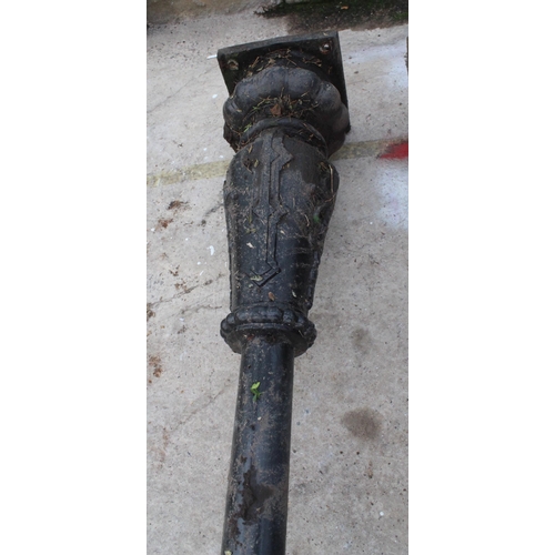 65 - CAST IRON LAMP POST - NO VAT