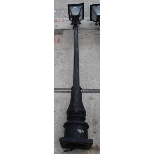 68 - CAST LAMP POST  NO VAT