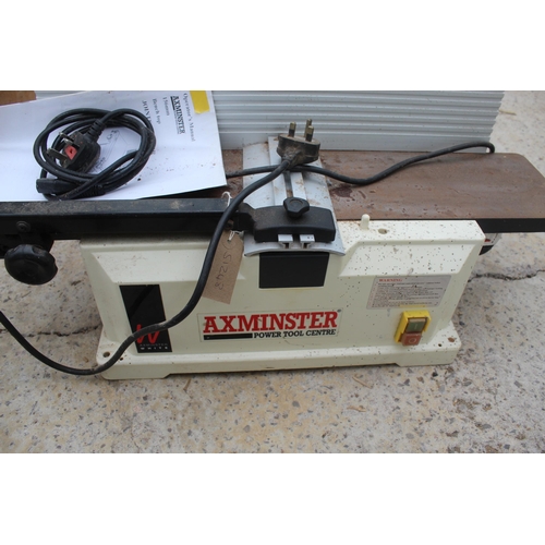 7 - AXMINSTER 156MM BENCH TOP JOINTER/PLANER  NO VAT