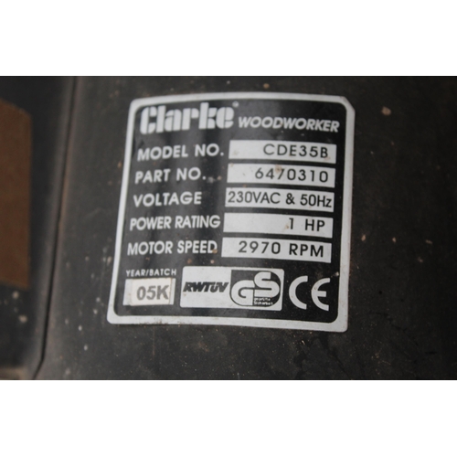 9 - CLARKE WOOD WORKER DUST EXTRACTOR  NO VAT