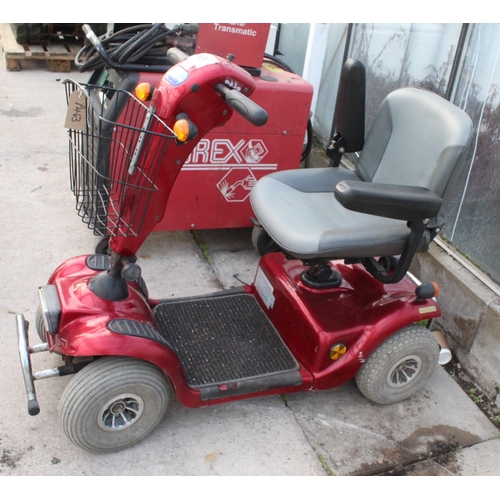 96 - MERCURY WHEELTECH MOBILITY SCOOTER BELIEVED WORKING NO VAT  CHARGER AND KEY