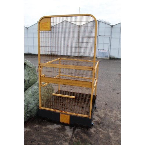 218 - A YELLOW MAN CAGE   + VAT