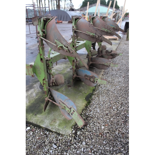 247 - DOWDSWELL 4 FURROW REVERSIBLE  PLOUGH + VAT