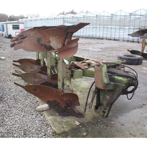 247 - DOWDSWELL 4 FURROW REVERSIBLE  PLOUGH + VAT