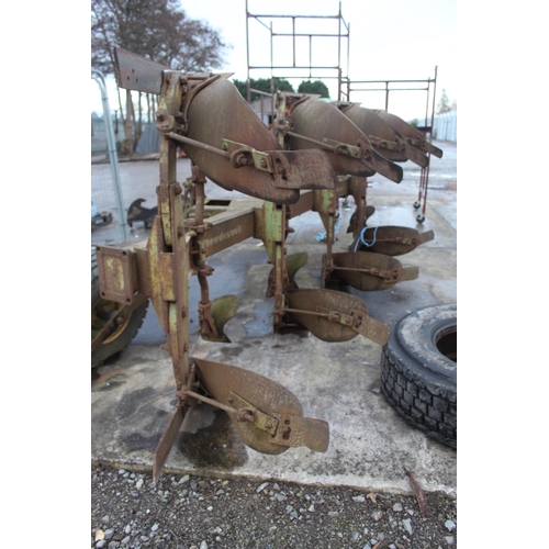 248 - DOWDSWELL 4 FURROW REVERSIBLE  PLOUGH + VAT