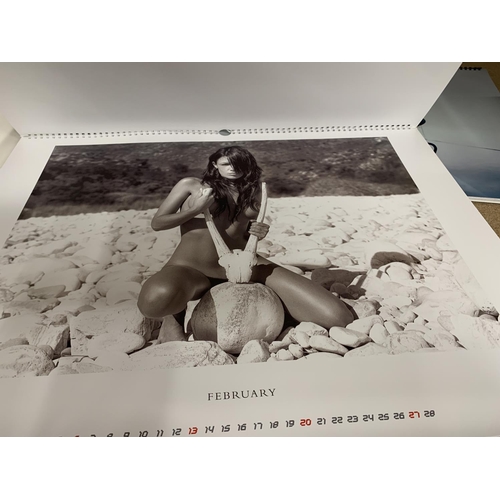 THREE GLAMOUR CALENDARS TO INCLUDE TWO PIRELLI AND A UNIPART 2005 ...