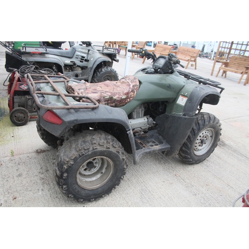 130 - HONDA QUAD RUNS & DRIVES, FOOT CONTROL GEARD, PULL START, NO ELECTRICS  + VAT