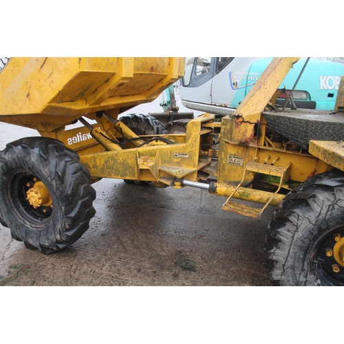 204 - TWAITES 5T DUMPER 4 WHEEL DRIVE RUNS & TIPS  NO VAT