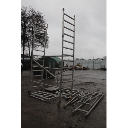 242 - POP UP WALKWAY SCAFFOLD + VAT