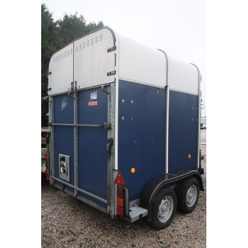 260 - IFOR WILLIAMS 505 HORSE TRAILER    NO VAT