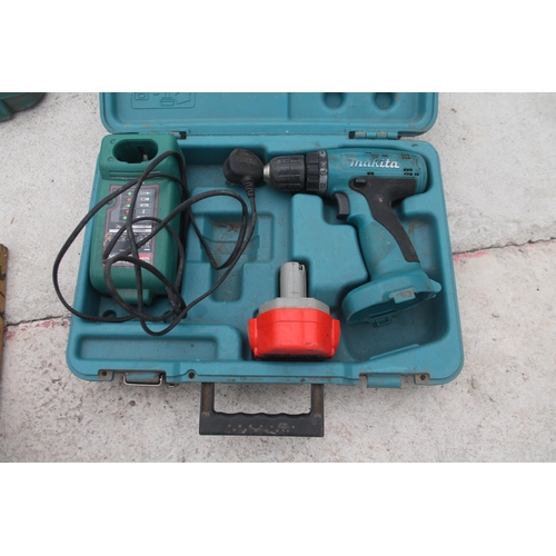 725 - MAKITA HAMMER DRILL 14V  NO VAT