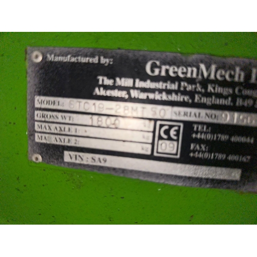 198 - GREEN MECH TRACK WOOD CHIPPER STC 19-28 MT FANTASTIC WORKING ORDER NO VAT