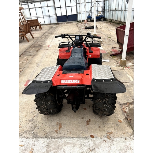 137 - SUSUKI 250 CC QUAD BIKE NO VAT