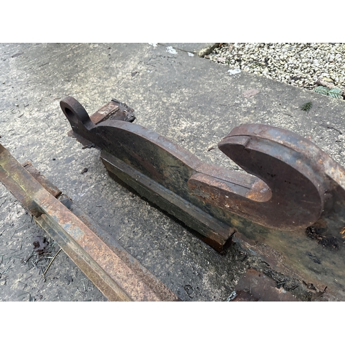 253 - LOADING SHOVEL BRACKETS  NO VAT