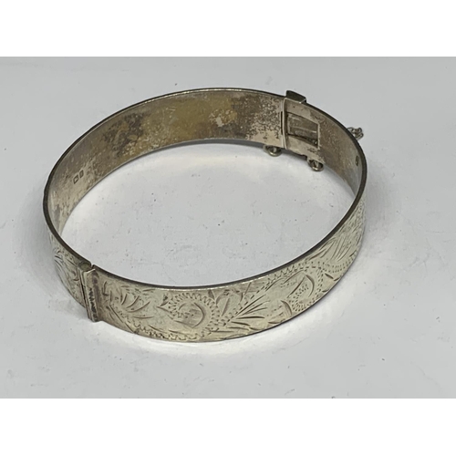 100 - A SILVER BANGLE