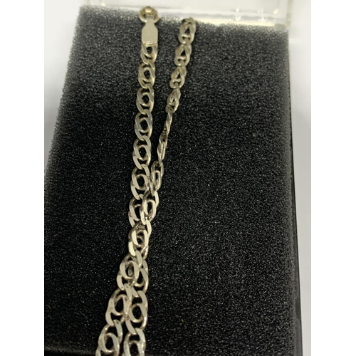 54 - A BOXED SILVER NECKLACE