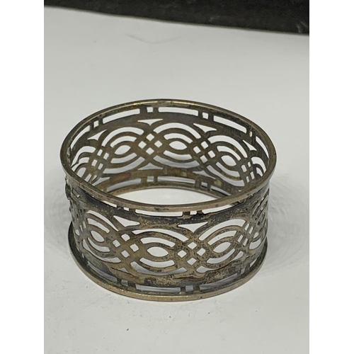 78 - TWO SILVER NAPKIN RINGS