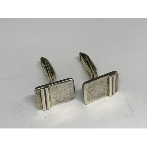 88 - TWO PAIRS OF SILVER CUFFLINKS