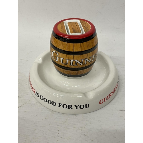 144 - A CERAMIC GUINNESS ASHTRAY